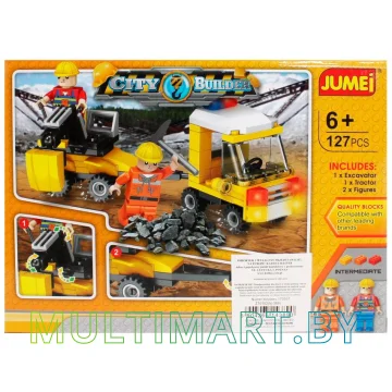 Конструктор Jumei N-389 Строители (127 деталей) картинка 2